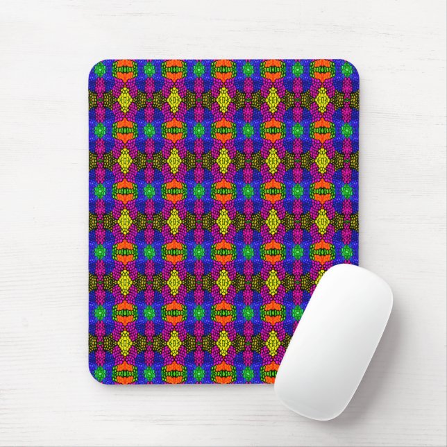 Tapis De Souris Motif brillant d'art Abstrait (Avec souris)
