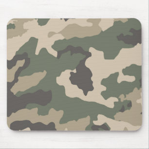 Tapis De Souris Motif Camo Vert
