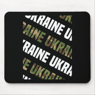 Tapis De Souris Motif camouflage ukrainien vert camouflage