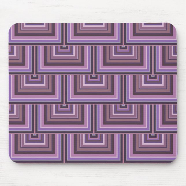 Tapis De Souris Motif carré rayures (Devant)