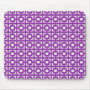 Tapis De Souris Motif Carré violet