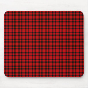 Tapis De Souris Motif carreau rouge noir