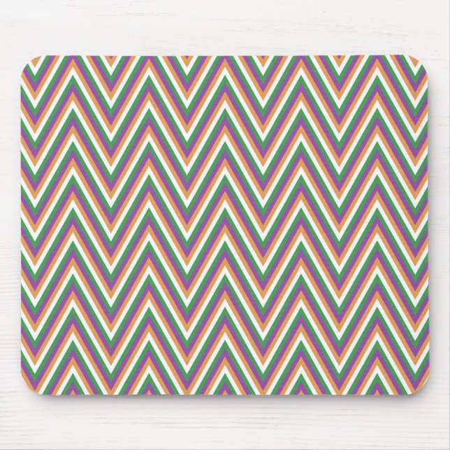 Tapis De Souris Motif Chevron Rétro Cool (Devant)