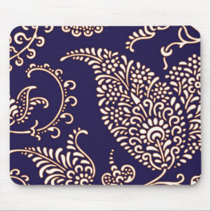 Tapis De Souris Motif chic floral girly vintage de Paisley de