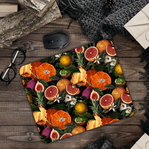 Tapis De Souris Motif Citron Orange Élégant de Sicile