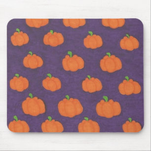 Tapis De Souris Motif Citrouille Purple Fall