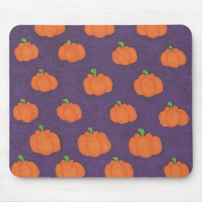 Tapis De Souris Motif Citrouille Purple Fall (Devant)