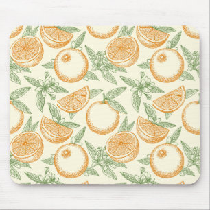 Tapis De Souris Motif classique aux fruits orange