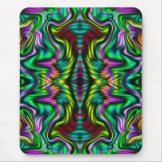Tapis De Souris Motif coloré abstrait.