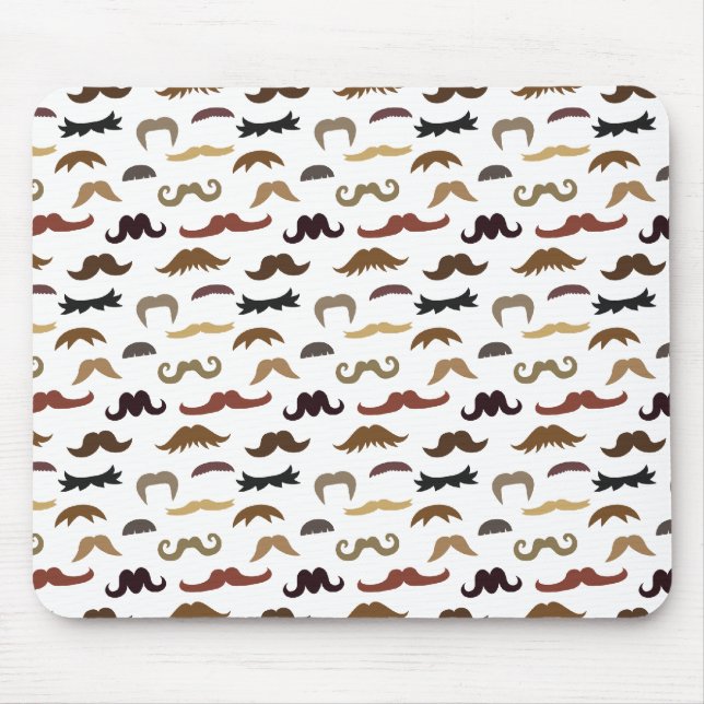 Tapis De Souris Motif coloré et frais de moustaches (Devant)