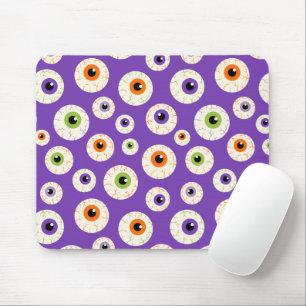 Tapis De Souris Motif coloré Halloween Eyeballs