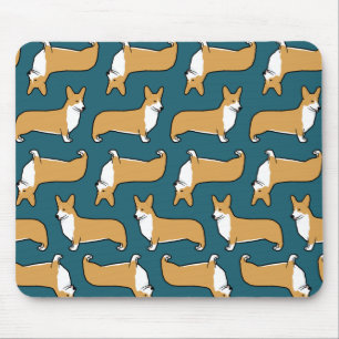 Tapis De Souris Motif Corgis Gallois de Pembroke