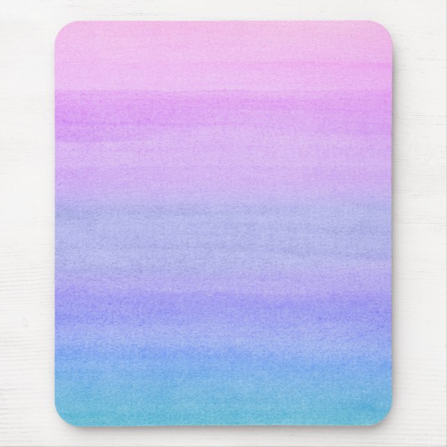 Tapis De Souris Motif couleur Abstrait Ombre Aquarelle (Devant)