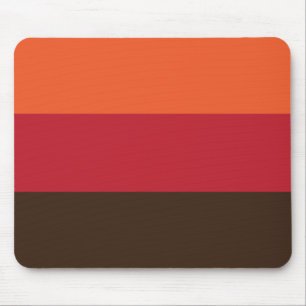 Tapis De Souris motif couleur Vintage les années 70 rétro 3 bandes