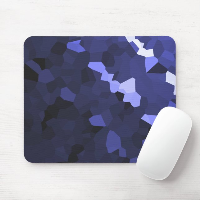 Tapis De Souris Motif Cristallisé Teinte Violette (Avec souris)