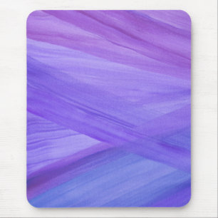 Tapis De Souris Motif d'aquarelle Abstraite violet cool
