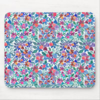 Motif d'aquarelle aux fraises florales