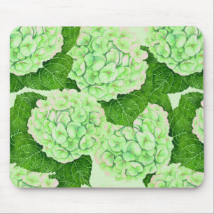 Tapis De Souris Motif d'aquarelle Hydrangea