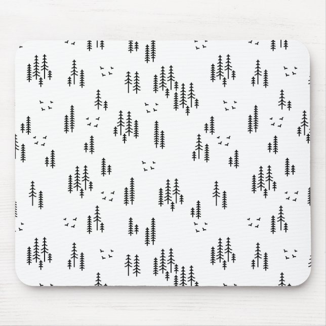 Tapis De Souris Motif d'art de Forest Line (Devant)