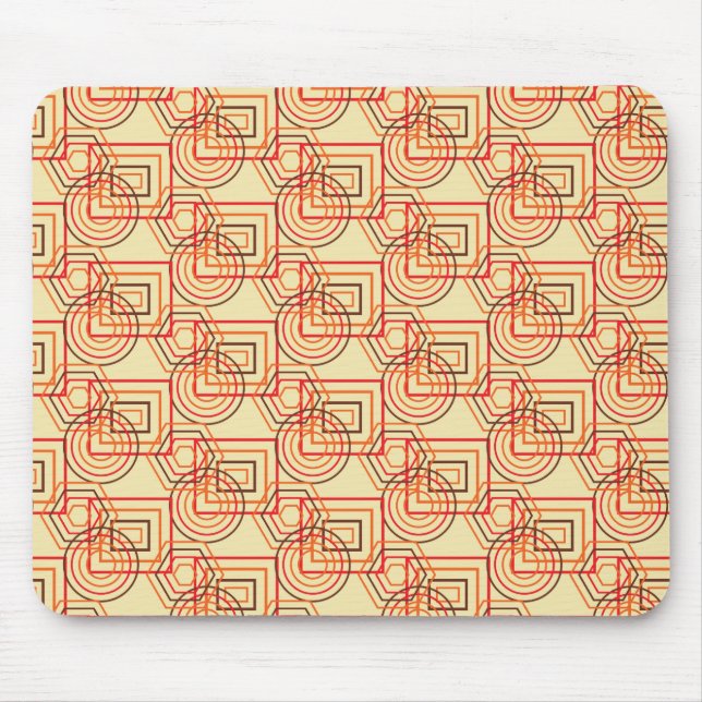 Tapis De Souris Motif d'art moderne Abstrait (Devant)