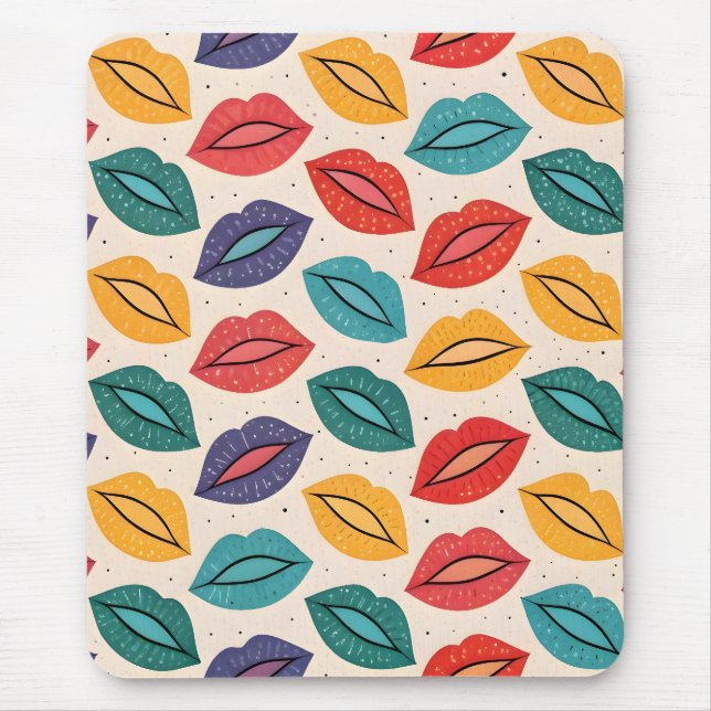 Tapis De Souris Motif de baiser (Devant)