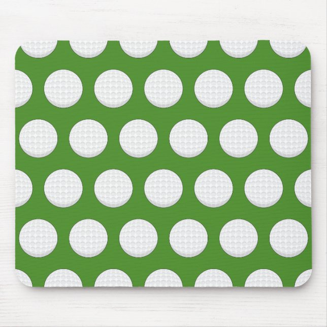 Tapis De Souris Motif de balle de golf (Devant)