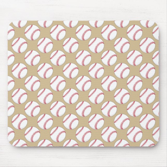 Tapis De Souris Motif de baseball (Devant)