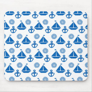 Tapis De Souris Motif de bateau à voile de bande dessinée