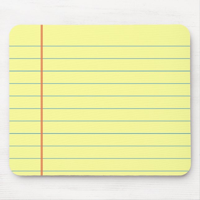 Tapis De Souris Motif de bloc-notes juridique (Devant)