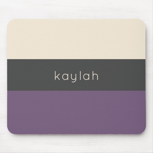 Tapis De Souris Motif de blocs couleur de graphique tendance avec  (Devant)