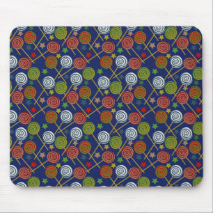 Tapis De Souris Motif de bonbons motif Lollies lollipop 17