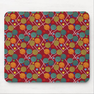 Tapis De Souris Motif de bonbons motif Lollies lollipop 32