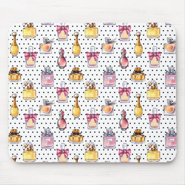 Tapis De Souris Motif de bouteille de Parfum (Devant)