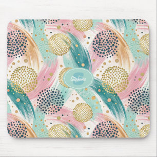 Tapis De Souris Motif de brosse et de point Abstrait - Accents Gol