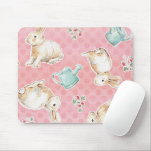 Tapis De Souris Motif de Bunnies Springtime