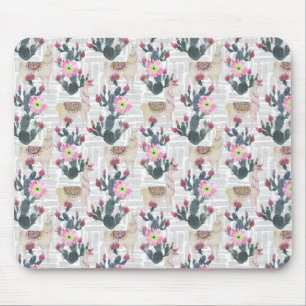 Tapis De Souris Motif de cactus d'aquarelle