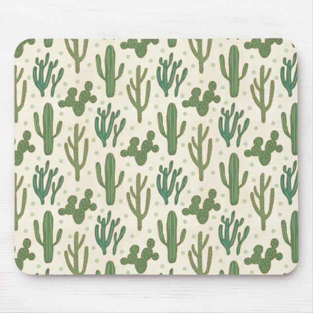 Tapis De Souris Motif de cactus de désert d'étape | de Geo de (Devant)
