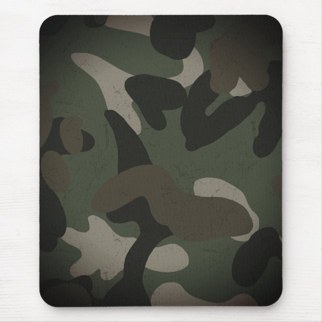 Tapis De Souris Motif de camouflage militaire classique (Devant)