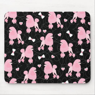 Tapis De Souris Motif de canicules et de vaches roses