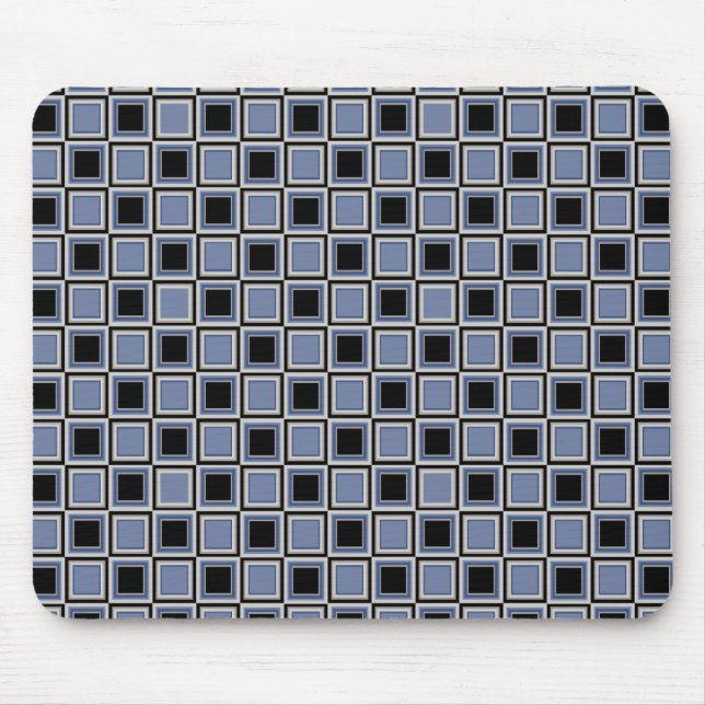 Tapis De Souris Motif de carrés (Devant)
