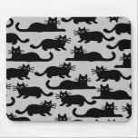 Tapis De Souris Motif de chats noirs<br><div class="desc"></div>