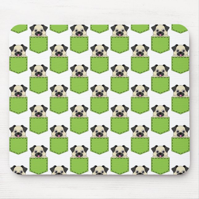 Tapis De Souris Motif de chien de poche (Devant)