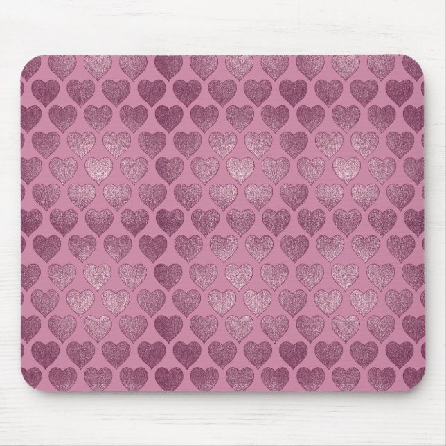 Tapis De Souris Motif de coeur (Devant)