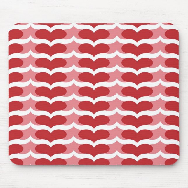Tapis De Souris Motif de coeur (Devant)
