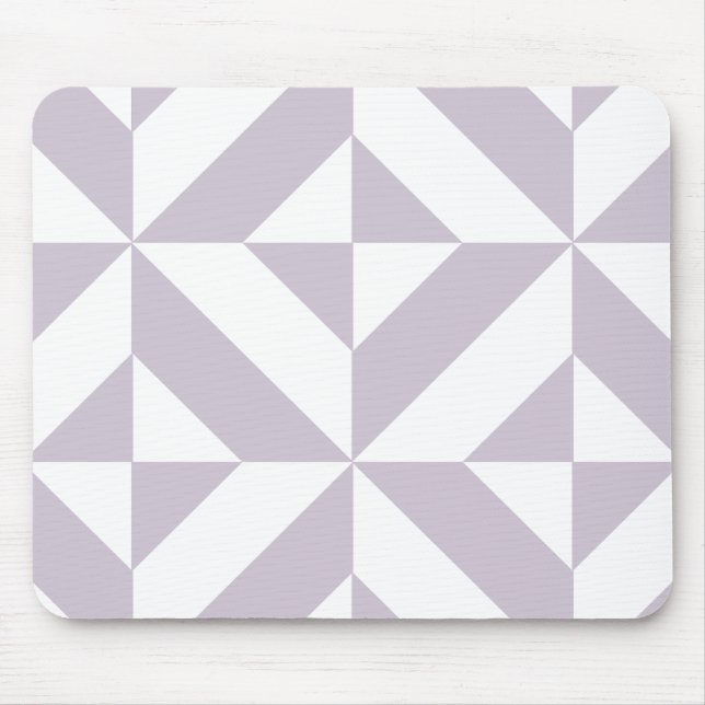 Tapis De Souris Motif de cube de pale Cool géométrique (Devant)