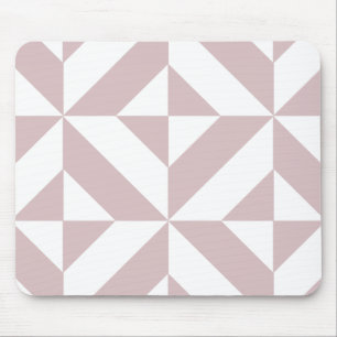 Tapis De Souris Motif de cube géométrique Mauve