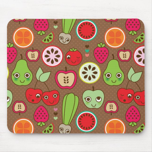 Tapis De Souris Motif de cuisine de fruit (Devant)