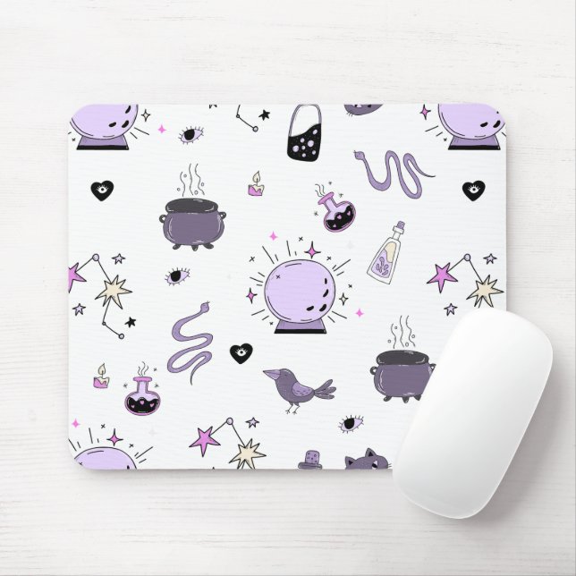 Tapis De Souris Motif de cuisine Kawaii (Avec souris)
