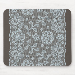 Tapis De Souris Motif de dentelle, cru 6 de fleur