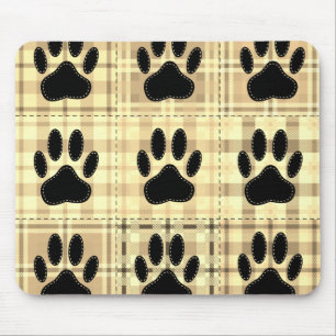 Tapis De Souris Motif De Dessin De Chien Paw Dans Le Tabac De Sour